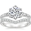 Platinum Hudson Ring with Luxe Flair Diamond Ring (1/3 ct. tw.)