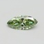 0.50 Ct. Fancy Vivid Green Marquise Lab Grown Diamond