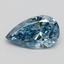 0.70 Ct. Fancy Vivid Blue Pear Lab Grown Diamond