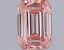 1.56 Ct. Fancy Vivid Pinkish Pink Emerald Lab Grown Diamond