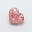 2.08 Ct. Fancy Intense Brownish Pink Heart Lab Grown Diamond