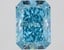 1.58 Ct. Fancy Vivid Blue Radiant Lab Grown Diamond