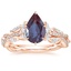 14K Rose Gold Luxe Secret Garden Diamond Ring (3/4 ct. tw.), smalltop view