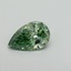 2.15 Ct. Fancy Vivid Green Pear Lab Grown Diamond