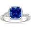 18K White Gold Chamise Halo Diamond Ring (1/5 ct. tw.), smalltop view