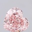 3.03 Ct. Fancy Vivid Pink Heart Lab Grown Diamond