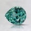 7.1x6.1mm Blue Pear Montana Sapphire