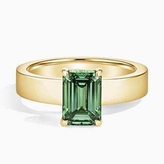 Peyton Pacific Green Emerald-Cut Lab Diamond Solitaire Ring (2 ct. tw.)