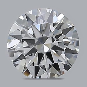 Round diamond — real photo
