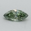 0.42 Ct. Fancy Vivid Green Marquise Lab Grown Diamond