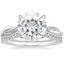 PT Moissanite Petite Twisted Vine Contoured Diamond Bridal Set (1/3 ct. tw.), smalltop view