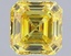 0.85 Ct. Fancy Vivid Yellow Asscher Lab Grown Diamond
