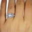 The Liv Ring, smallzoomed in top view on a hand