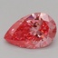 1.27 Ct. Fancy Vivid Pink Pear Lab Grown Diamond