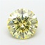 2.85 Ct. Fancy Yellow Round Lab Grown Diamond
