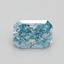 0.84 Ct. Fancy Intense Blue Radiant Lab Grown Diamond