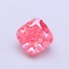 1.02 Ct. Fancy Vivid Pink Cushion Lab Grown Diamond