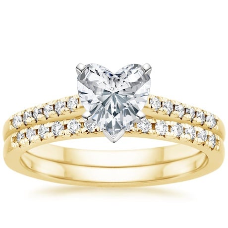 18K Yellow Gold Sonora Diamond Bridal Set (1/4 ct. tw.)