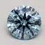 1.05 Ct. Fancy Blue Round Lab Grown Diamond