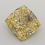 2.02 Ct. Fancy  Yellow Cushion Lab Grown Diamond