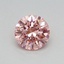 0.35 Ct. Fancy Vivid Pink Round Lab Grown Diamond