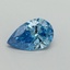 1.02 Ct. Fancy Vivid Blue Pear Lab Grown Diamond