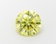 1.09 Ct. Fancy Vivid Yellow Round Lab Grown Diamond
