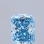 0.51 Ct. Fancy Blue Radiant Lab Grown Diamond