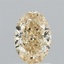 1.50 Ct. Fancy Intense Yellow Oval Lab Grown Diamond