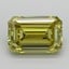 3.02 Ct. Fancy Intense Yellowish Green Emerald Lab Grown Diamond