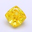 1.81 Ct. Fancy Vivid  Yellow Cushion Lab Grown Diamond