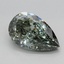 1.62 Ct. Fancy Green Pear Lab Grown Diamond