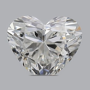 Heart diamond — real photo