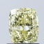 1.02 Ct. Fancy Intense Yellow Cushion Lab Grown Diamond
