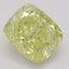 3.06 Ct. Fancy Yellow Cushion Diamond