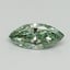 0.32 Ct. Fancy Vivid Pacific Green Marquise Lab Grown Diamond