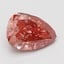 0.75 Ct. Fancy Vivid Pink Pear Lab Grown Diamond