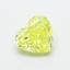 0.76 Ct. Fancy Intense  Yellow Heart Lab Grown Diamond