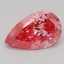 1.58 Ct. Fancy Vivid Pink Pear Lab Grown Diamond