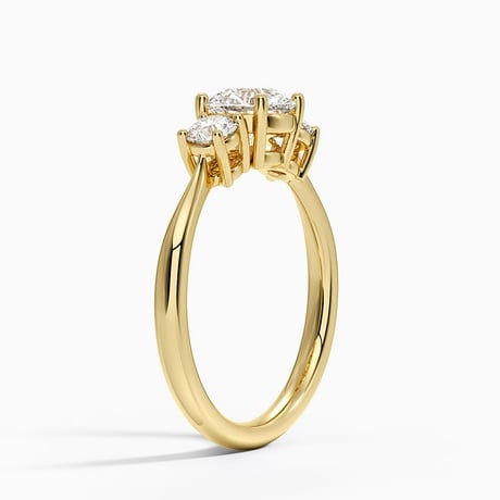 Serena Three Stone Diamond Ring - Brilliant Earth