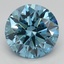 3.10 Ct. Fancy Vivid Blue Round Lab Grown Diamond