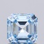 1.05 Ct. Fancy Vivid Blue Asscher Lab Grown Diamond