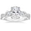 18K White Gold Luxe Willow Three Stone Diamond Ring (1/2 ct. tw.), smalltop view