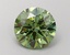 2.03 Ct. Fancy Vivid  Green Round Lab Grown Diamond