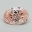 6.11 Ct. Fancy Vivid Pink Oval Lab Grown Diamond