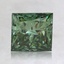 1.64 Ct. Fancy Vivid Pacific Green Princess Lab Grown Diamond