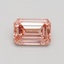 1.01 Ct. Fancy Intense Pink Emerald Lab Grown Diamond