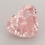 2.27 Ct. Fancy Vivid  Pink Heart Lab Grown Diamond