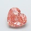 2.86 Ct. Fancy Intense Brownish Pink Heart Lab Grown Diamond