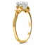 The Payette Ring, smalltop view on a hand